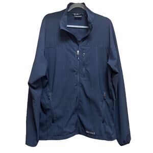 Marmot Zippered Shell Wind Jacket XL Black Pockets